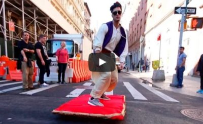 ALADDIN MAGIC CARPET PRANK