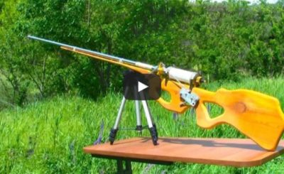 Homemade pneumatic air-gun