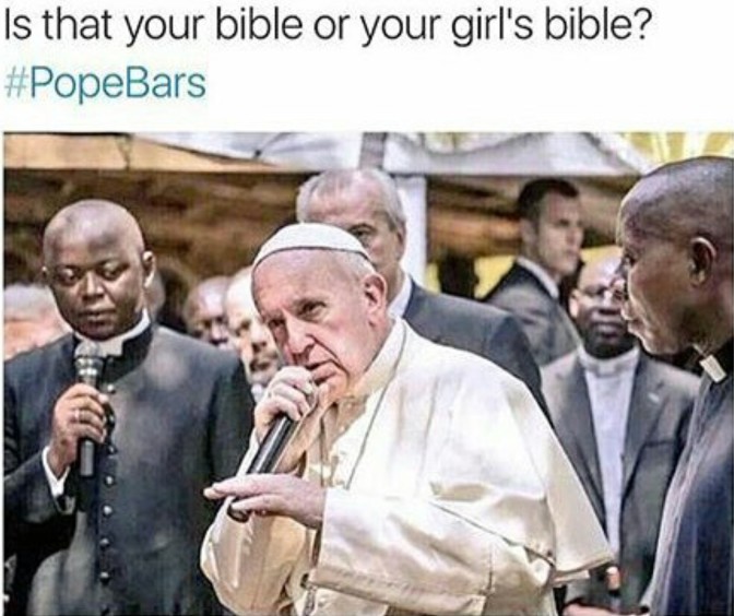 is that your bible or your girl's bible