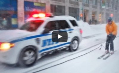 SNOWBOARDING WITH THE NYPD