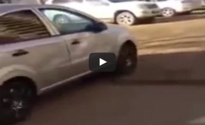 Woman Driver Trying to Park Smashes into 17 Cars