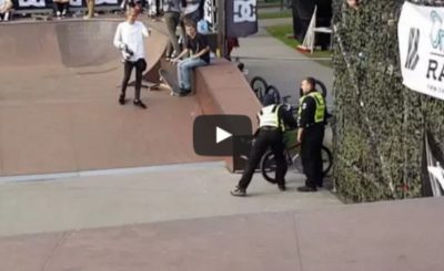 Bmx rider got important lesson from security guard