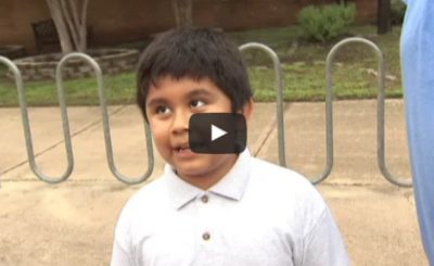 Excited 4th Grader Talks to FOX 7 On First Day Of School