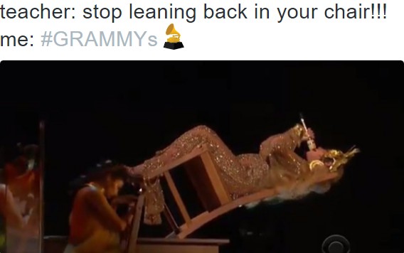 teacher stop leaning back in your chair me grammysa