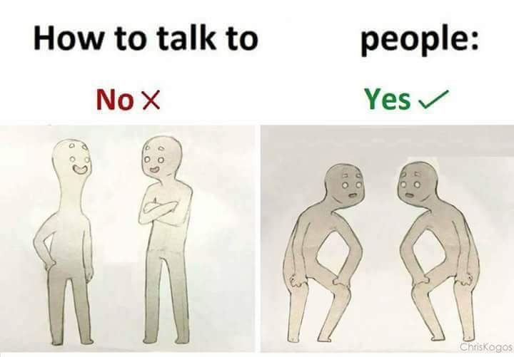 how to talk to short people memes crouching